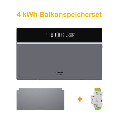 CONOW 4/7/9/12 kWh-Speicherset, All in One Energiespeichersystem, Dreiphasiges Smart-Meter kostenlos mitgeliefert, 4 MPPT,  IP65, 10 Jahre Garantie