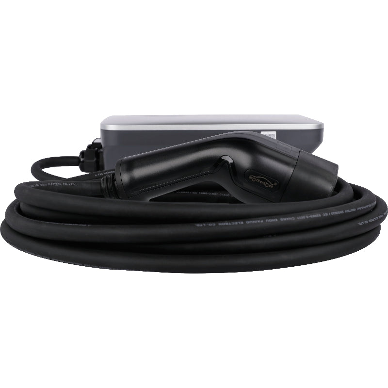 Sungrow AC011E-01, Wallbox/EV Charger 11kW, 3-phasig, mit dem vormontierten Ladekabel 7 m, mit OCCP, IP65, 5 Jahre Garantie, Weiß