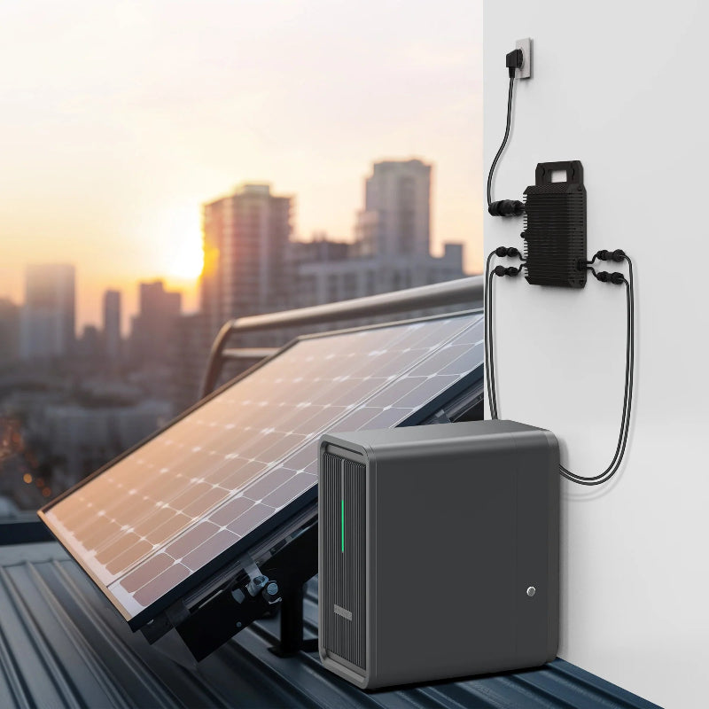 Marstek B2500-D, AC Gekoppeltes Energiespeichersystem 2,24 kWh, bis zu 8.96 kWh erweiterbar, Plug & Play, IP65, 10 Jahre Garantie