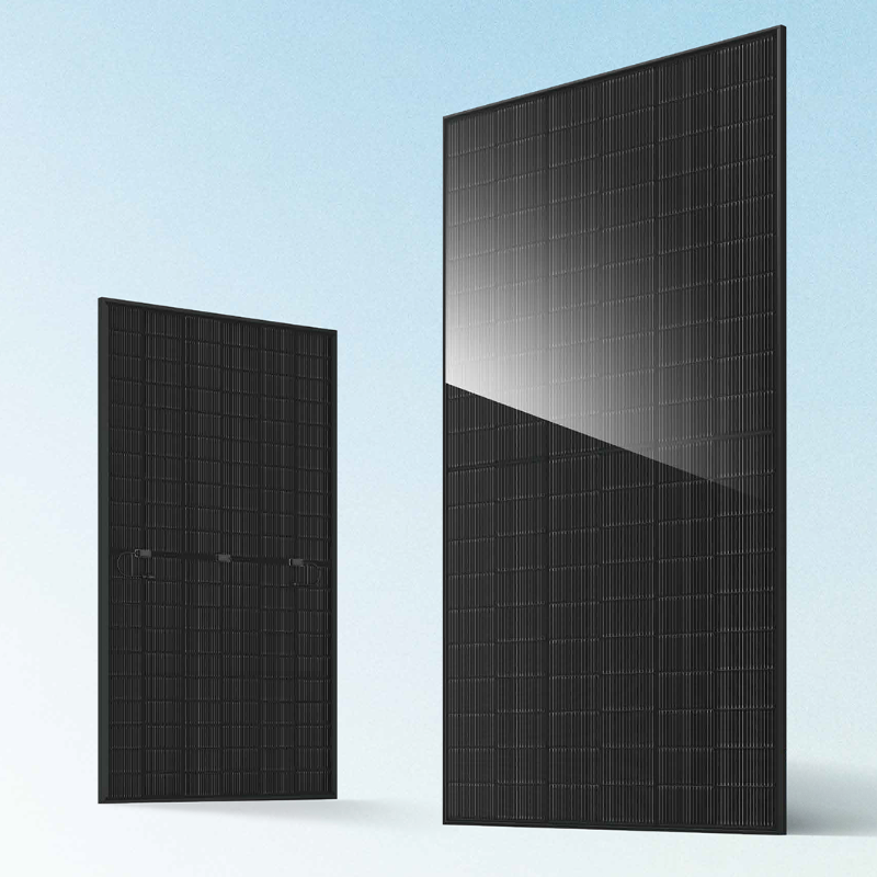 JA Solar 500W JAM60D41-500/LB, Solarmodule, N-Typ, Bifazial, Glas-Glas, Fullblack. 1953 x 1134 x 30 mm