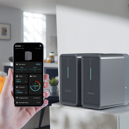 Marstek B2500-D, AC Gekoppeltes Energiespeichersystem 2,24 kWh, bis zu 8.96 kWh erweiterbar, Plug & Play, IP65, 10 Jahre Garantie