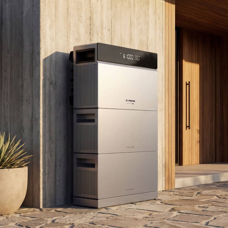 CONOW CBE2000 Pro, Tragbarer Akku, 2048Wh All in One Energiespeichersystem mit integriertem Mikrowechselrichter, 4 MPPT,  IP65, 10 Jahre Garantie