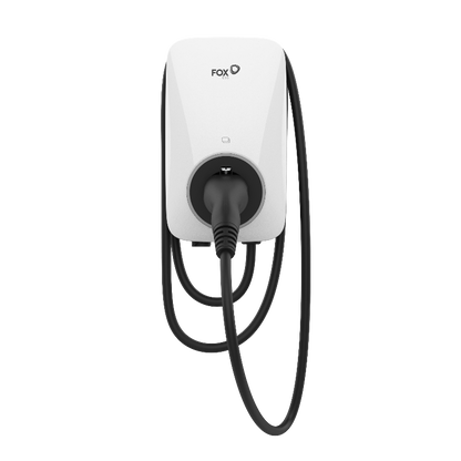 FoxEss A022KP1-E-2-W(Plug-Version/Stecker-Version), 22 kW, 3-phasig, ohne WLAN & OCCP, mit 6-Meter-Kabel, IP55, 3 Jahre Garantie, Weiß