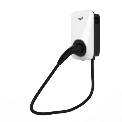 FoxEss A022KP1-E-2-W(Plug-Version/Stecker-Version), 22 kW, 3-phasig, ohne WLAN & OCCP, mit 6-Meter-Kabel, IP55, 3 Jahre Garantie, Weiß
