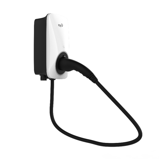 FoxEss A011KP1-E-2-W(Plug-Version/Stecker-Version), 11 kW, 3-phasig, ohne WLAN & OCCP, mit 6-Meter-Kabel, IP55, 3 Jahre Garantie, Weiß