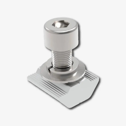 Hopergy AC-NS2-25 30/35mm Einstellbare Endklemme Silber oder Schwarz F¨¹r Ziegeldachhaken/L-Fu?