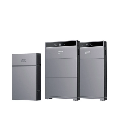Anker SOLIX X1, Hybrides 3-Phasen-Energiespeichersystem Strommodul+Akkumodul 5 kWh - 30 kWh, 2 MPPT, IP66, 10 Jahre