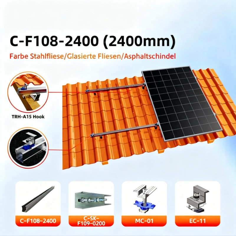 Hopergy EC-11, 30/35mm Verstellbare Endklemme, Schwarz, Gilt für C-F108-2400