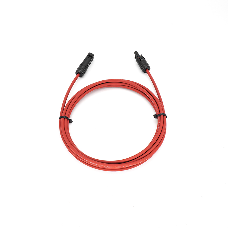 PNTech DCext-4mm²/6mm² 1/2/3/5/10/20 m, MC4 Verlängerungskabel, rote ＆ schwarze für Solar-PV-Anlagen