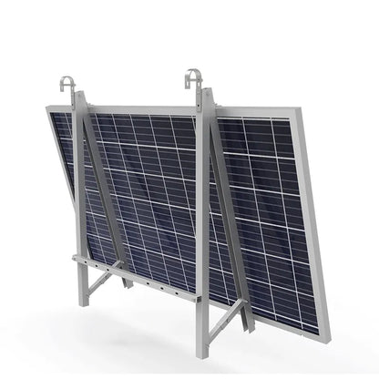 Hopergy M1B-W1150+G1-R60, Dreieckiger Balkon-Solarhalter, einfache DIY-Montage, 10~15° verstellbar, 5 Jahre Garantie