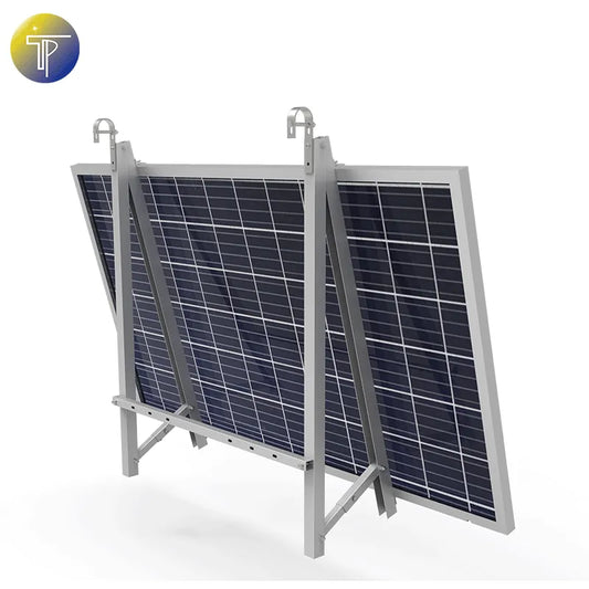 Hopergy M1B-W1150, Dreieckiger Balkon-Solarhalter, einfache DIY-Montage, 10~15° verstellbar, 5 Jahre Garantie