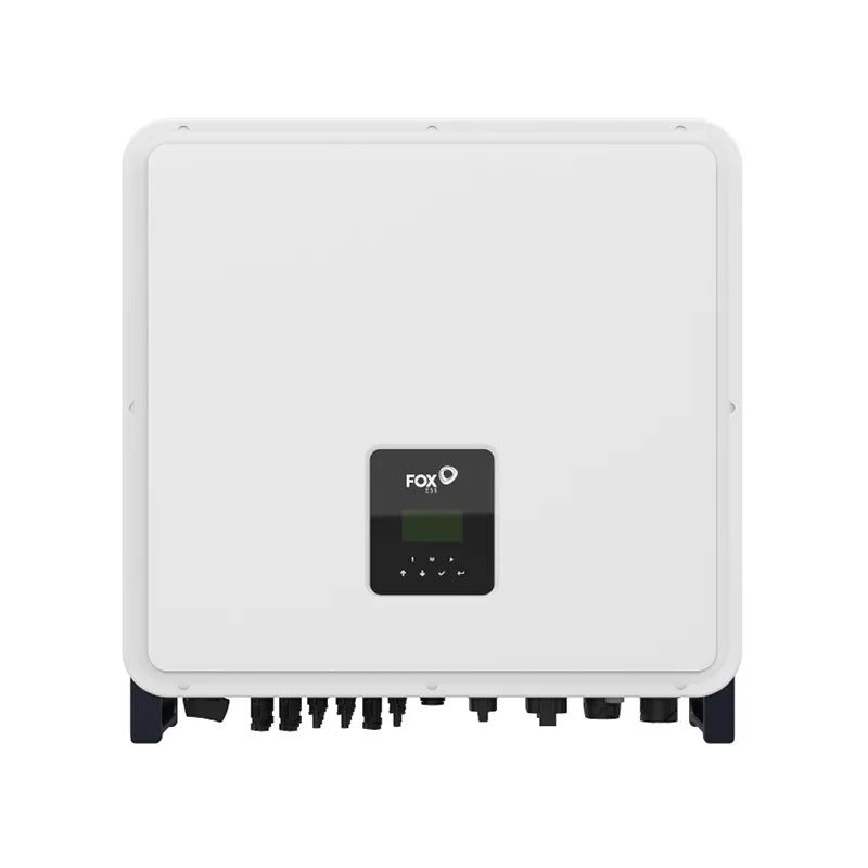 Fox HV Hybrid-Wechselrichter 30.000 W H3-Pro-30.0, dreiphasig, dreifacher MPPT-Hybrid-Speicherwechselrichter, 2 Strings, 5 Batterieeing?nge, integrierte USV-Funktion und DC-Schalter. Mit AC/DC berspannungsschutz Klasse II