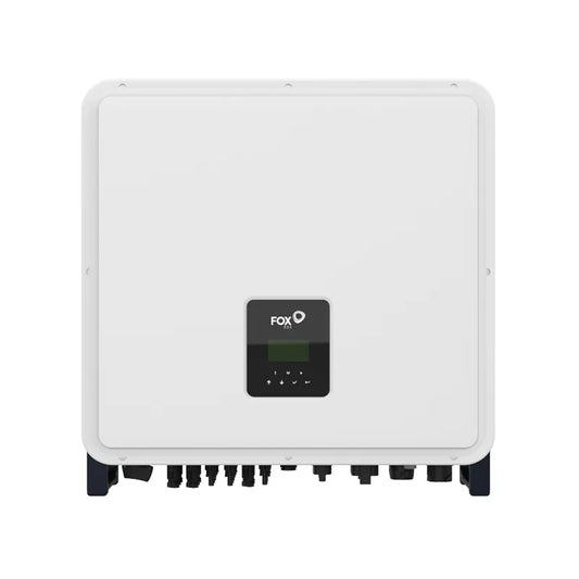 Fox HV Hybrid-Wechselrichter 30.000 W H3-Pro-30.0, dreiphasig, dreifacher MPPT-Hybrid-Speicherwechselrichter, 2 Strings, 5 Batterieeing?nge, integrierte USV-Funktion und DC-Schalter. Mit AC/DC berspannungsschutz Klasse II