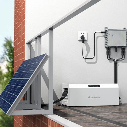 Gospower Batterie GPMS-3250B Balkonkraftwerk Plug&Play 32V 50Ah Massive Kapazität von 1,6 kWh pro Einheit
