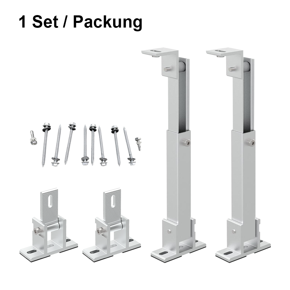 Hopergy M1C-H360 15~30° einstellbar Dachhalterung Verstellbare Beinhalterung für Flachdächer