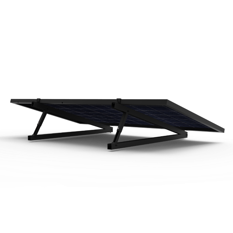 Hopergy M1D-W1200, Aluminium-Profil-Dreieckshalter, Winkelverstellbarer Dreieckshalter für Flachdächer, 18~30° verstellbar