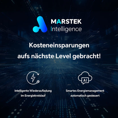 Marstek Venus E Gen 3.0, Inklusive CT003 Smart Meter, AC Gekoppeltes Energiespeichersystem 5,12 kWh, bis zu 15,36 kWh erweiterbar, Plug & Play, IP65, 10 Jahre Garantie