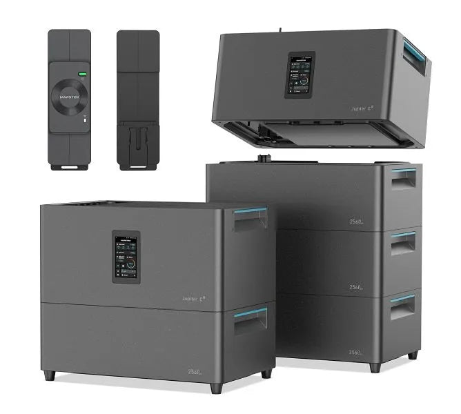 Marstek Jupiter C Plus mit CT002 Smart Mater Balkonkraftwerk mit Speicher , 2,56kWh All-in-One Batteriespeicher fr Balkon