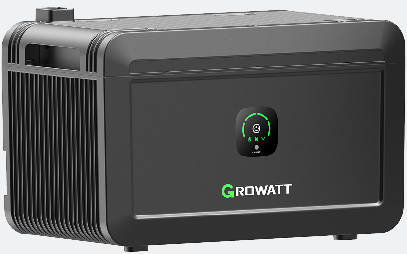 Balkonkraftwerk 800W, Growatt Mikrowechselrichter NEO 800M-X, 2 x Glas-Glas Solarmodule, mit Batteriespeicher