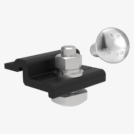 Hopergy RC-SSC-CBT Klemme für RA-SSC-Schienen Schwarz (passend zu TRH-A15-RCB)