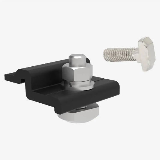 Hopergy RC-SSC-NS2 Kreuzverbinder für RA-SSC-Schienen Schwarz (passend für SSC-Schienen)