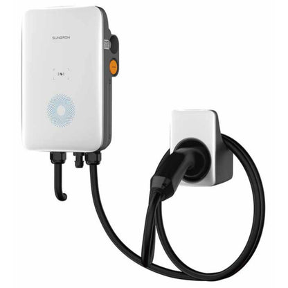 Sungrow AC011E-01, Wallbox/EV Charger 11kW, 3-phasig, mit dem vormontierten Ladekabel 7 m, mit OCCP, IP65, 5 Jahre Garantie, Weiß