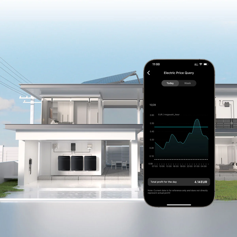 Marstek Venus E Gen 3.0, AC Gekoppeltes Energiespeichersystem 5,12 kWh, bis zu 15,36 kWh erweiterbar, Plug & Play, IP65, 10 Jahre Garantie