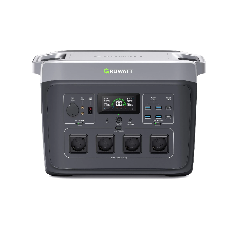 Growatt Infinity 2000 Pro, 2048Wh LiFePO4 Batterie, Powerstation für den Außenbereich, mit Notstromversorgung