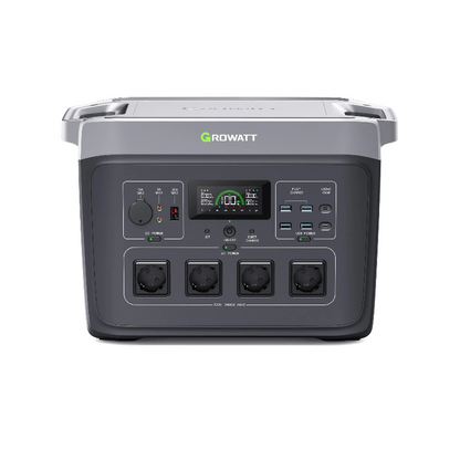 Growatt Infinity 2000 Pro, 2048Wh LiFePO4 Batterie, Powerstation für den Außenbereich, mit Notstromversorgung