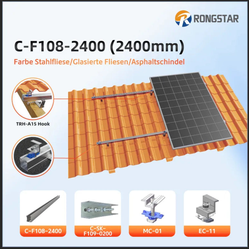 Hopergy C-F108-2400 41412,0 C-Typ Aluminium