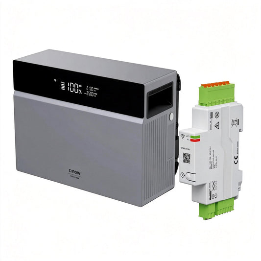 CONOW CBE2000 Pro, Tragbarer Akku, 2048Wh All in One Energiespeichersystem mit integriertem Mikrowechselrichter, 4 MPPT,  IP65, 10 Jahre Garantie