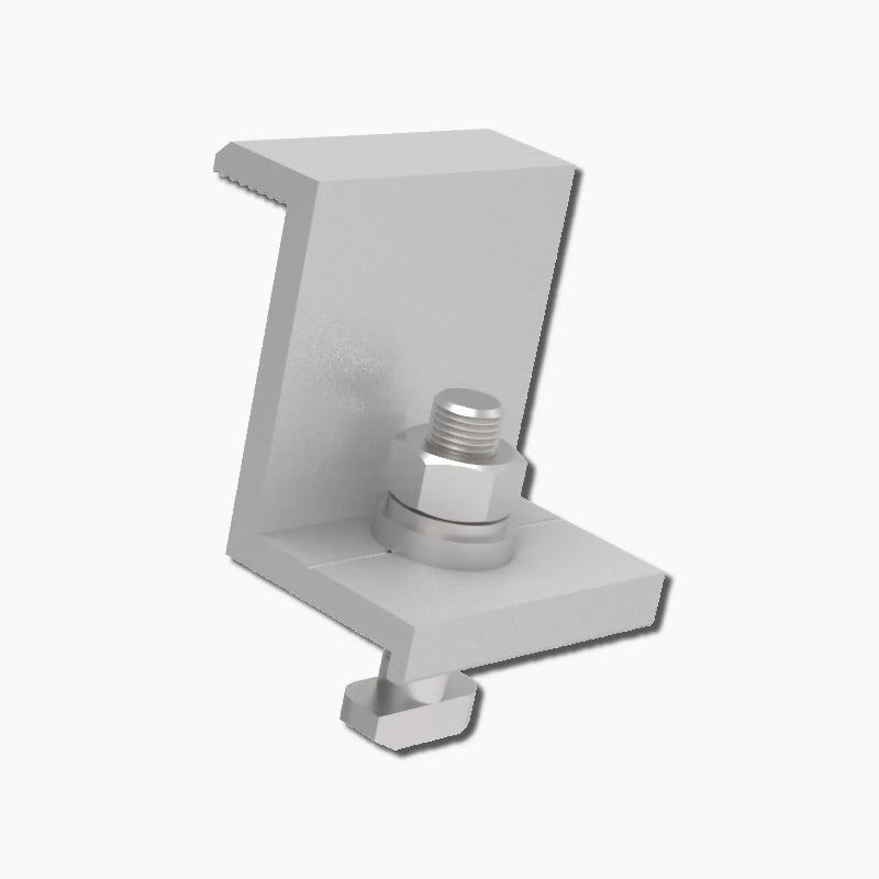 Hopergy SL-V11-0040-A 30/35 mm verstellbare Endklemme, silberfarben und schwarz. Geeignet fr M1A.