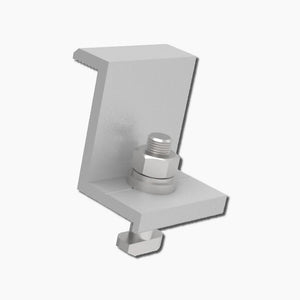 Hopergy SL-V11-0040-A 30/35 mm verstellbare Endklemme, silberfarben und schwarz. Geeignet für M1A.