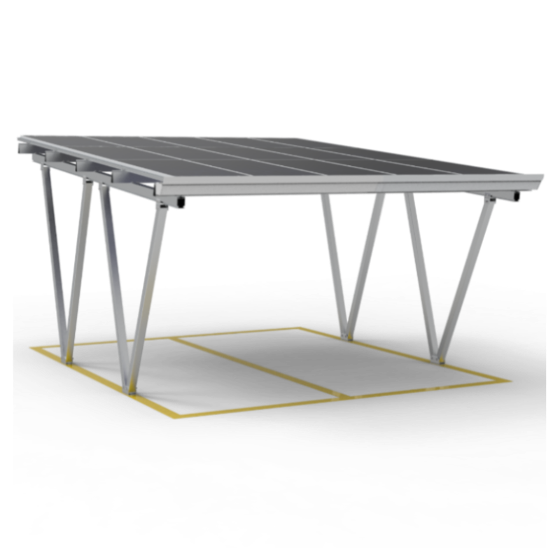 KING FEELS TY-CP-02, Solar-Carport-Montagesystem ,10 Jahre Garantie, 5°–15° Winkelverstellung