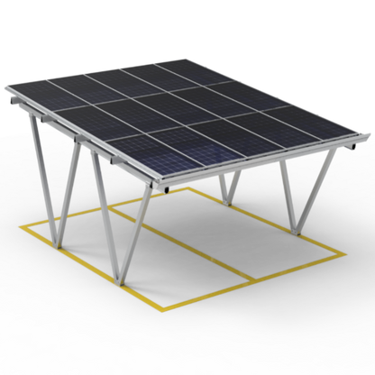 KING FEELS TY-CP-02, Solar-Carport-Montagesystem ,10 Jahre Garantie, 5°–15° Winkelverstellung