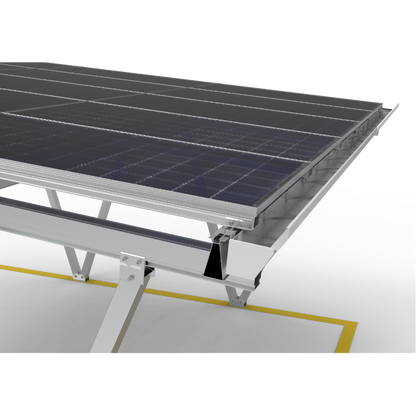 KING FEELS TY-CP-02, Solar-Carport-Montagesystem ,10 Jahre Garantie, 5°–15° Winkelverstellung