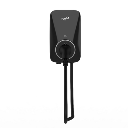 FoxEss A011KP1-E-2-WO-B(Plug-Version/Stecker-Version), 11 kW, 3-phasig, mit WLAN & OCCP, mit 6-Meter-Kabel, IP55, 3 Jahre Garantie, Schwarz