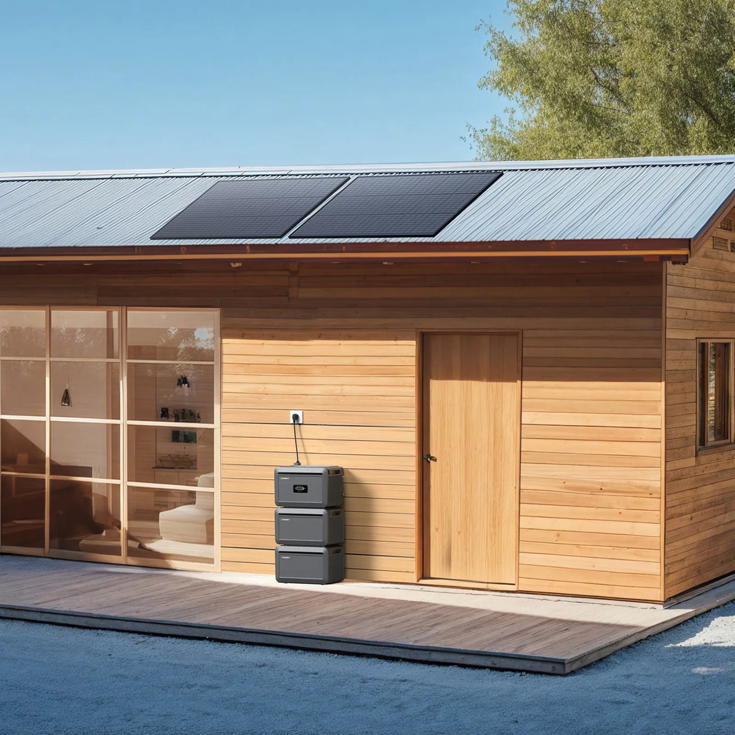 Growatt NEXA 2000, All-in-one Balkon-Solarspeicher, 2048Wh LiFePO4 Batterie mit WiFi/Bluetooth